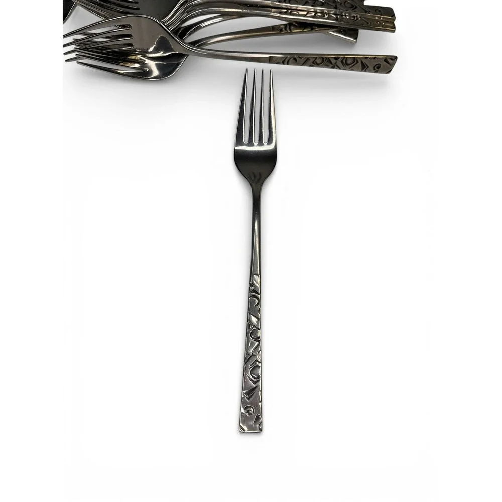 1847 Rogers Bros NAVAHO Salad Fork‎ International Stainless Navajo 1960 Flatware